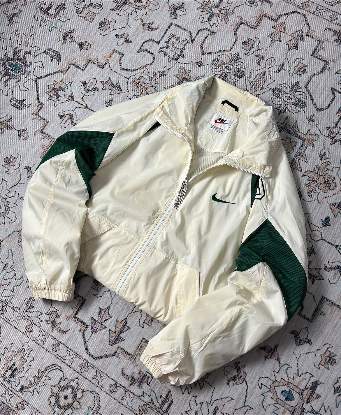 Nike Air Forest Green Vintage Jacket