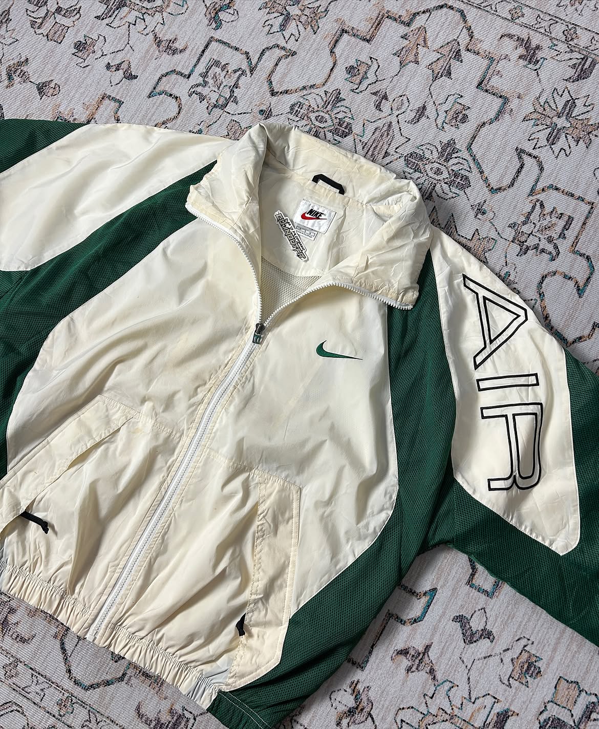 Nike Air Forest Green Vintage Jacket