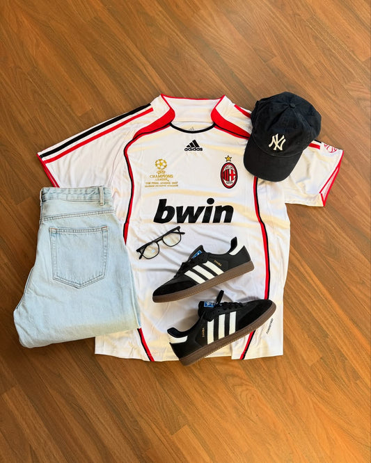 Classic AC Milan Casual Jersey & Jeans Combo